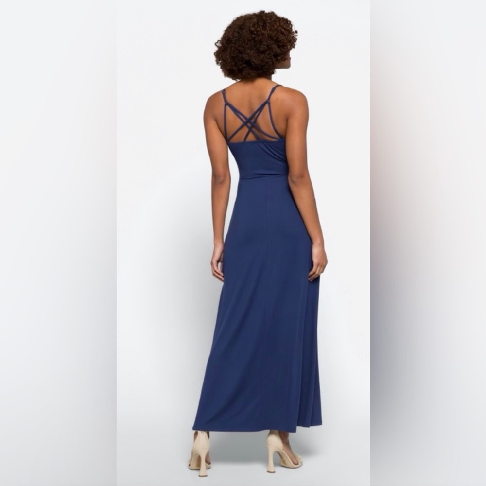 Market and Spruce Blue Maxi Dress - Picture 2 of 11